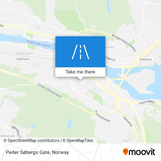Peder Søbergs Gate map