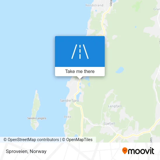 Sproveien map