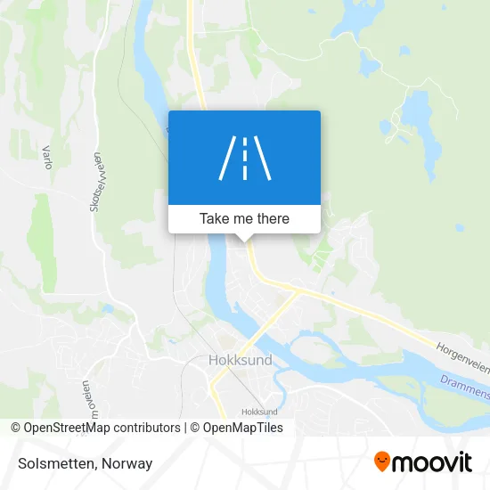 Solsmetten map