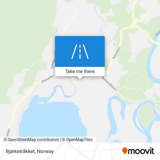 Bjørketråkket map