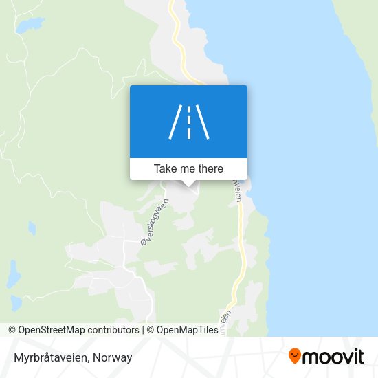 Myrbråtaveien map