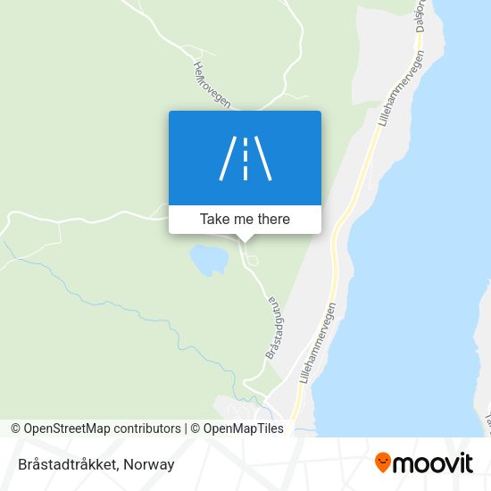 Bråstadtråkket map