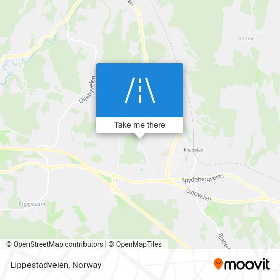 Lippestadveien map