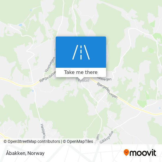 Åbakken map