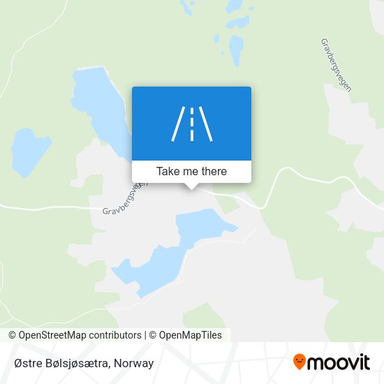 Østre Bølsjøsætra map
