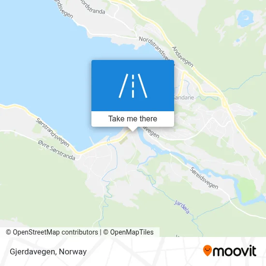 Gjerdavegen map