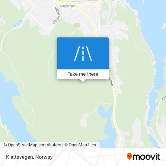 Klettavegen map