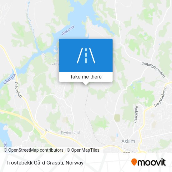 Trostebekk Gård Grassti map