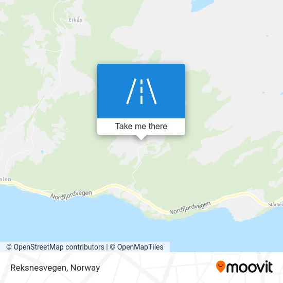 Reksnesvegen map