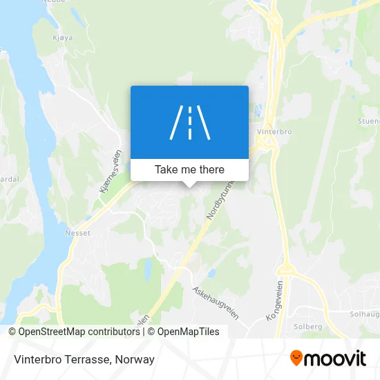 Vinterbro Terrasse map