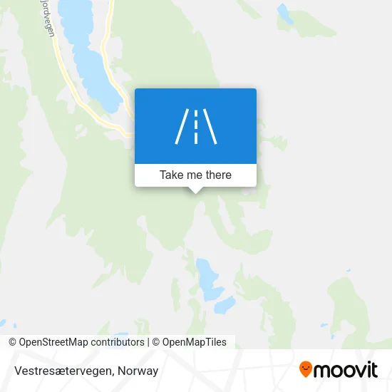 Vestresætervegen map