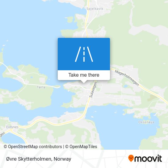 Øvre Skytterholmen map