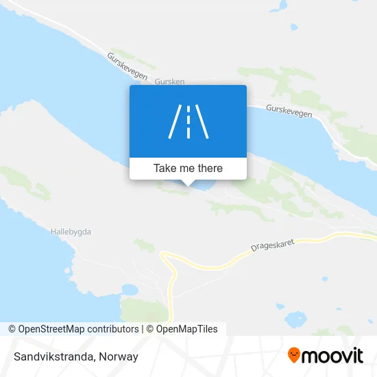 Sandvikstranda map