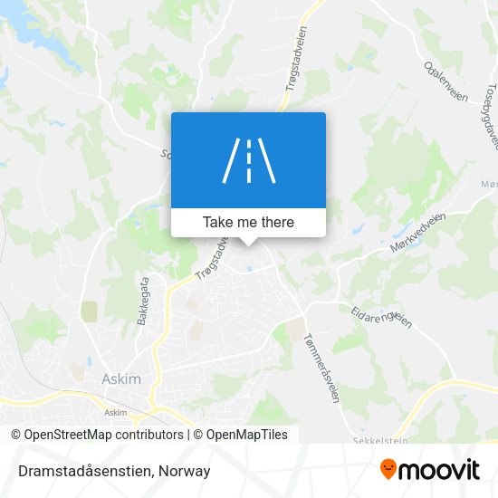 Dramstadåsenstien map