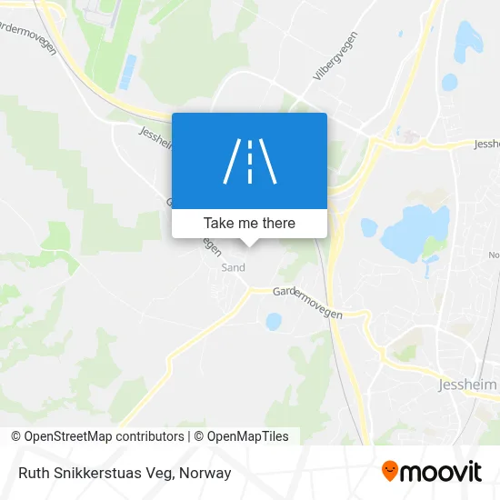 Ruth Snikkerstuas Veg map