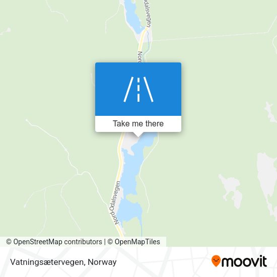 Vatningsætervegen map
