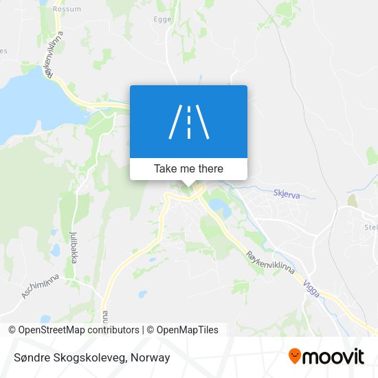 Søndre Skogskoleveg map
