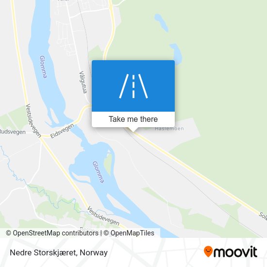 Nedre Storskjæret map