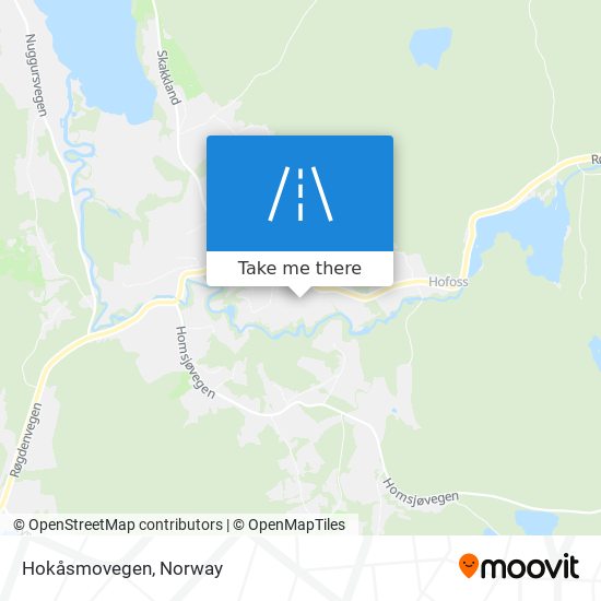 Hokåsmovegen map