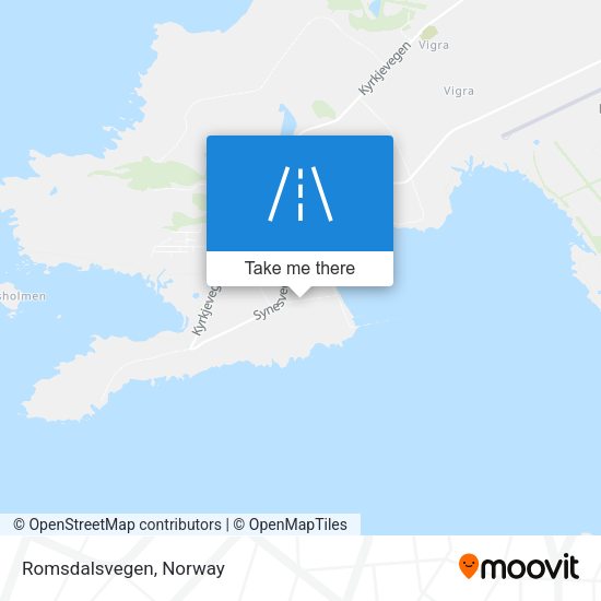 Romsdalsvegen map