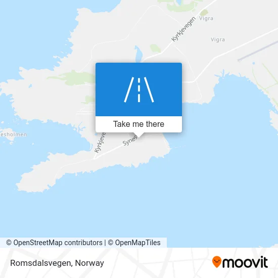 Romsdalsvegen map
