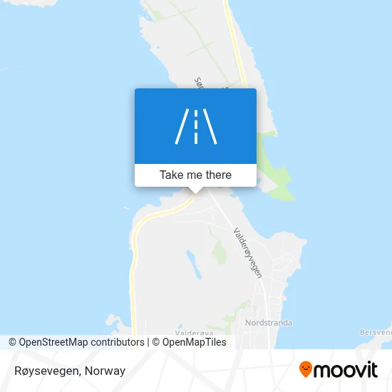 Røysevegen map