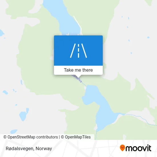 Rødalsvegen map