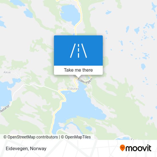 Eidevegen map