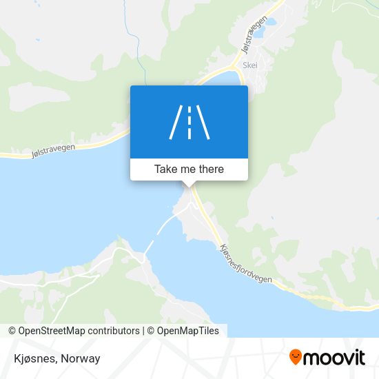 Kjøsnes map