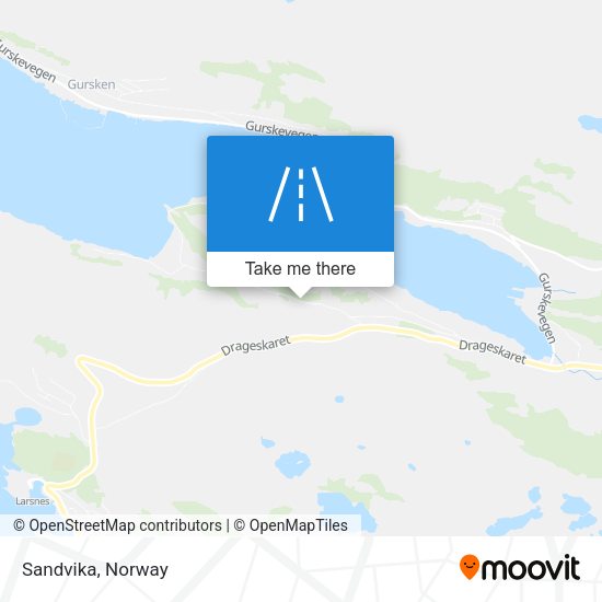 Sandvika map