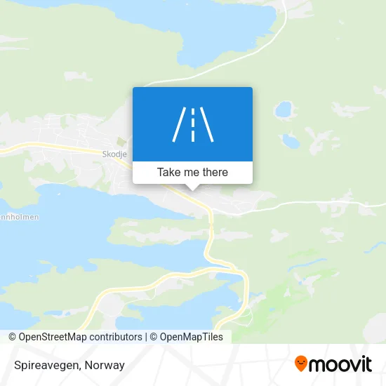 Spireavegen map
