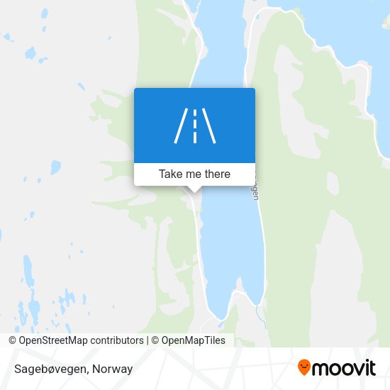 Sagebøvegen map