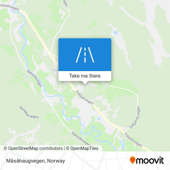 Måsåhaugvegen map