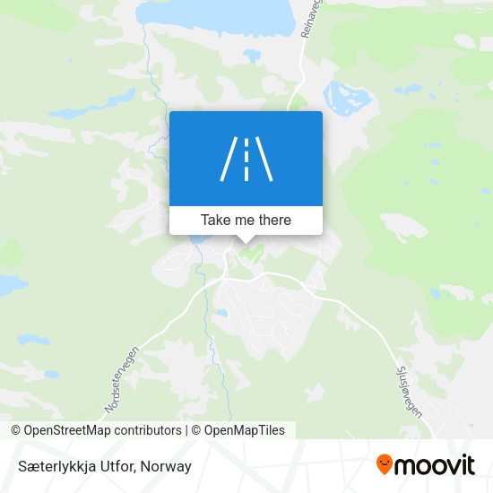 Sæterlykkja Utfor map