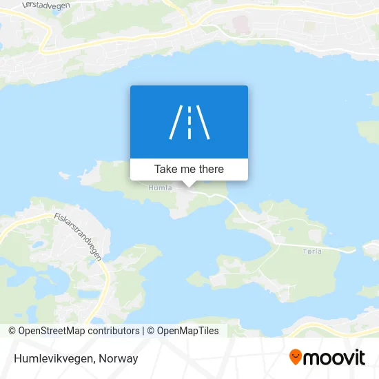 Humlevikvegen map