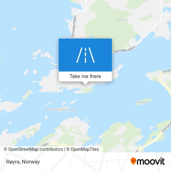 Røyra map