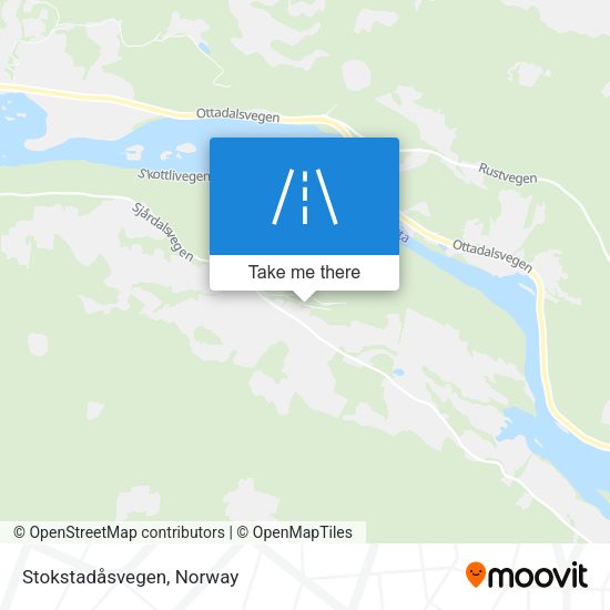 Stokstadåsvegen map