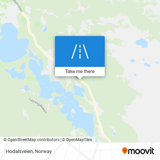 Hodalsveien map