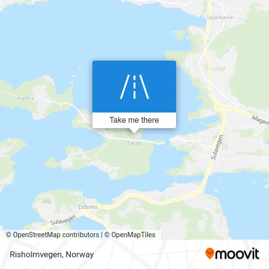 Risholmvegen map