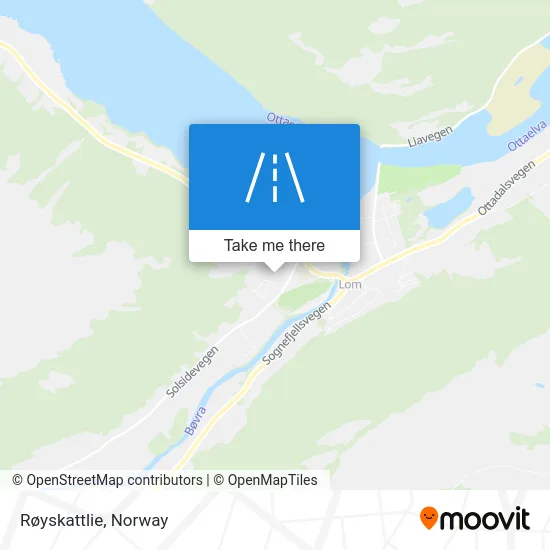 Røyskattlie map