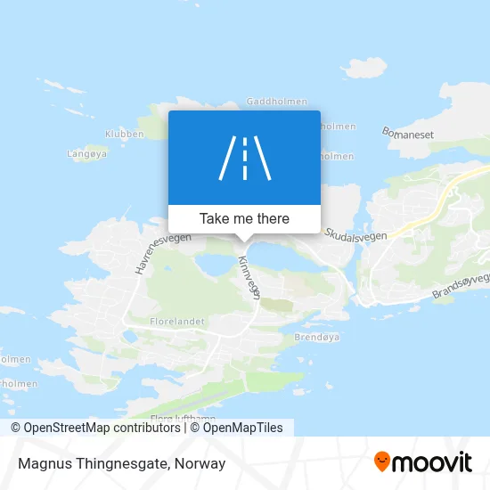 Magnus Thingnesgate map