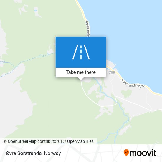 Øvre Sørstranda map