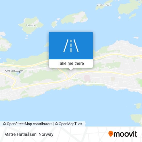 Østre Hatlaåsen map