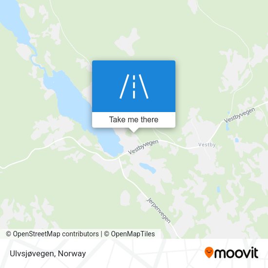 Ulvsjøvegen map