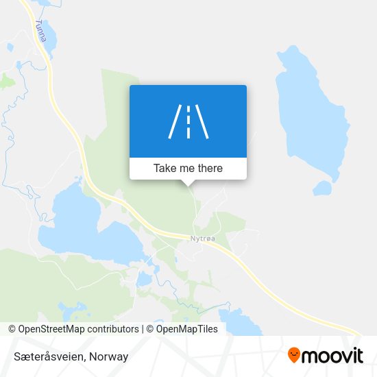 Sæteråsveien map