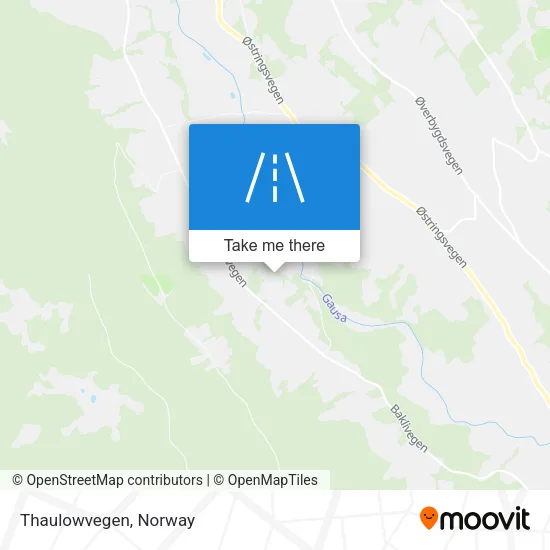 Thaulowvegen map
