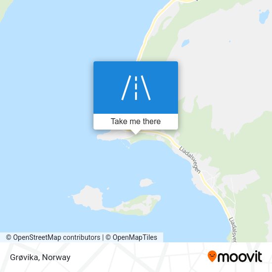 Grøvika map