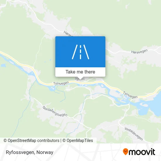 Ryfossvegen map