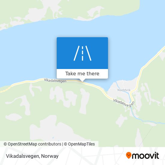 Vikadalsvegen map