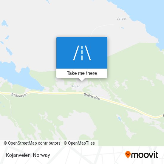 Kojanveien map